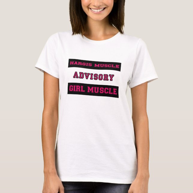 T-shirt Muscle de fille de muscle de Hargis (Devant)
