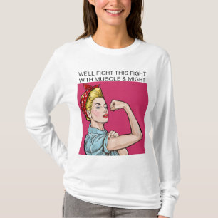 T-shirt Muscle de sensibilisation au cancer et Might c SRF