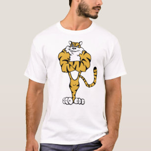 T-shirt Muscle de tigre (noir et or)