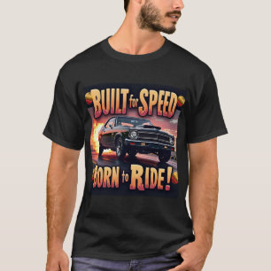 T-shirt Muscle rétro - Conçu pour la vitesse Graphic Tee
