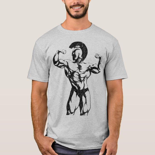 T-shirt Muscle spartiate (Devant)
