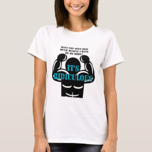 T-shirt muscles si forts que c'est ridicule drôle