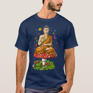 T-shirt Mushroom Buddha boy