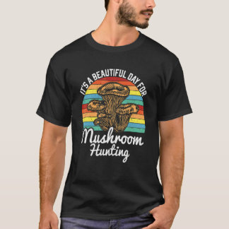 T-shirt Mushroom Morel Hunting Fungi Mushroom Foraging Myc