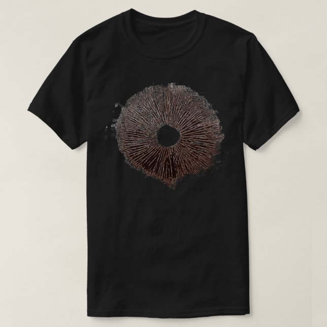 T-shirt Mushroom Spore Imprimer Psilocybe Cubensis Colombi (Design devant)