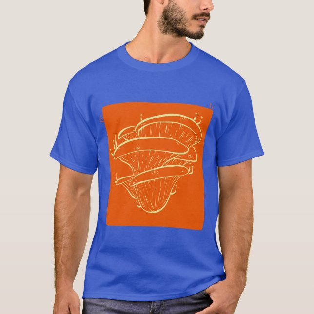 T-shirt Mushrooms Oversized (Devant)