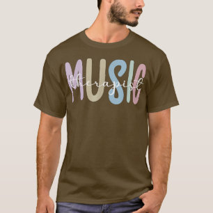 T-shirt Music Therapist Appréciation Musique Thérapie