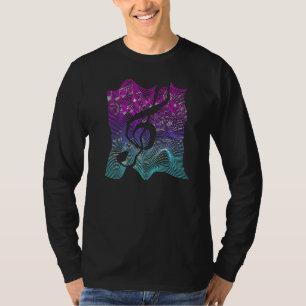 T-shirt Musical Clef Music Sheet Notes School Musician Orc