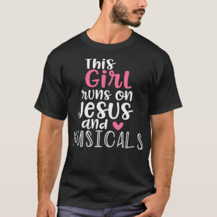T-shirt Musical Theater Cadeaux Ado Girl court sur Jesus M