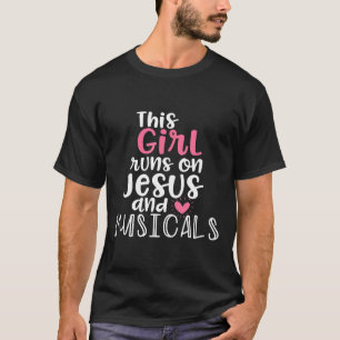 T-shirt Musical Theater Cadeaux Ado Girl court sur Jesus M
