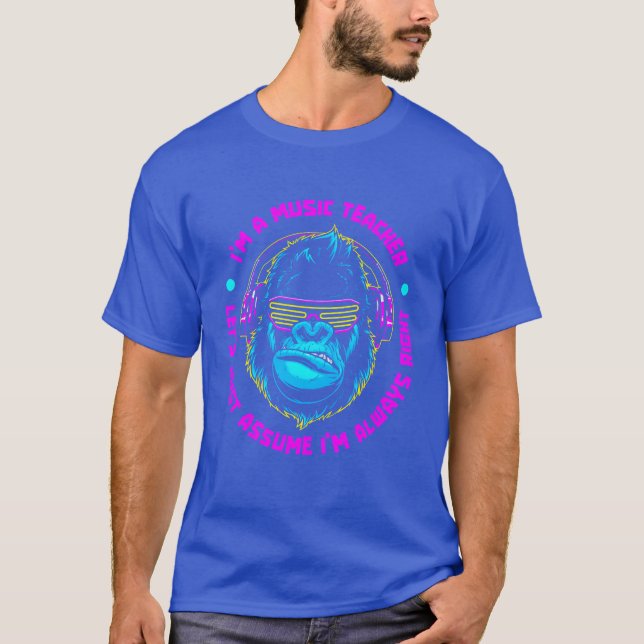 T-shirt Musiceacher Cool friend (Devant)