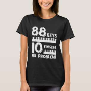 T-shirt Musicien amusant Pianiste Musique Amant Cadeaux Pi