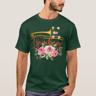 T-shirt Musicien Fleur Musique Trombone