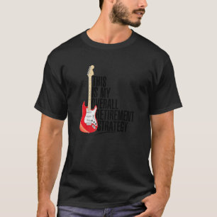 T-shirt Musicien  Guitare Électrique Stratégie Rock And Ro