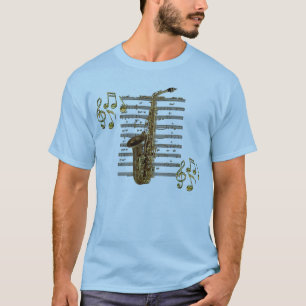 T-shirt musicien musicien SAXOPHONE
