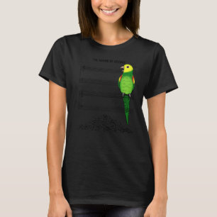 T-shirt Musicien Parrot I Son du silence I Jaune tête