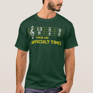 T-shirt Musicien Partition Musique Ce Sont Des Moments Dif