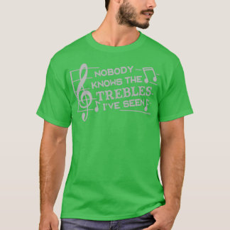 T-shirt Musiciens amusants Treble Joke Pun Music Enseignan