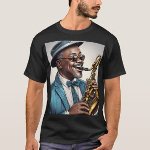 T-shirt musiciens de jazz