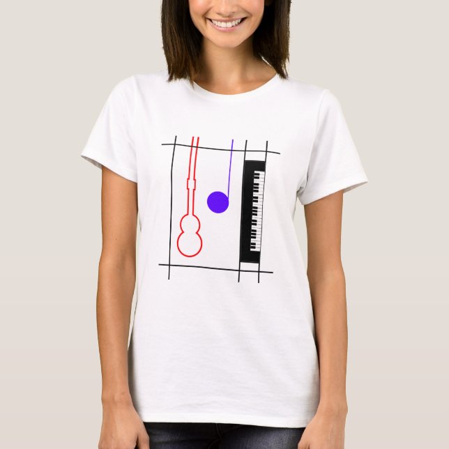 T-shirt Musikinstrument (Devant)