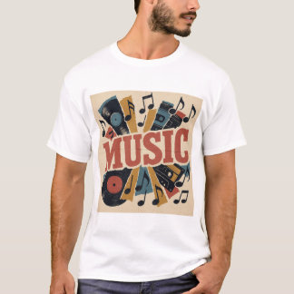 T-shirt Musique