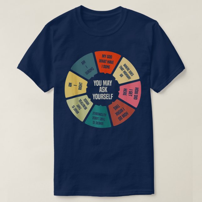 T-shirt Musique 80s Retro paroles Pie Chart Vous Pouvez Po (Design devant)