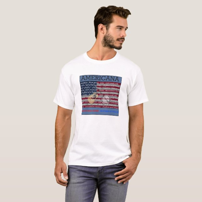 T-shirt Musique americana 1 (Devant entier)