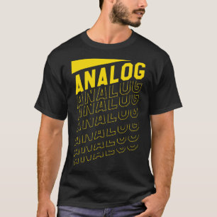 T-shirt Musique analogique rétro