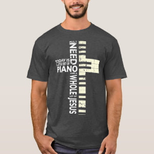 T-shirt Musique chrétienne Musique rock Piano