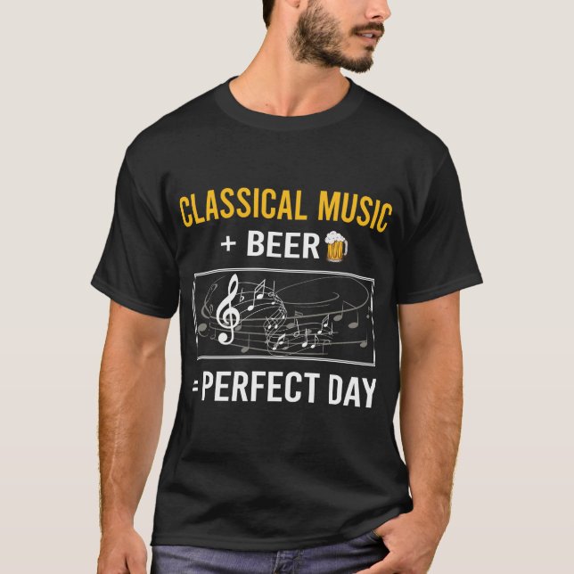 T-shirt Musique classique de la fête de la bière (Devant)