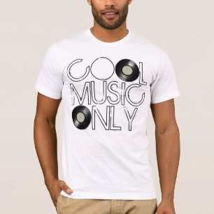T-shirt Musique cool uniquement, disque vinyle