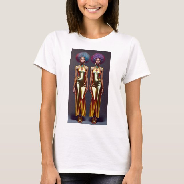 T-shirt Musique d'âme noire et Soul Train ont influencé fa (Devant)