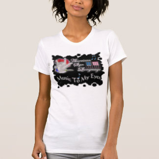 T-shirt MUSIQUE d'asl à MES yeux