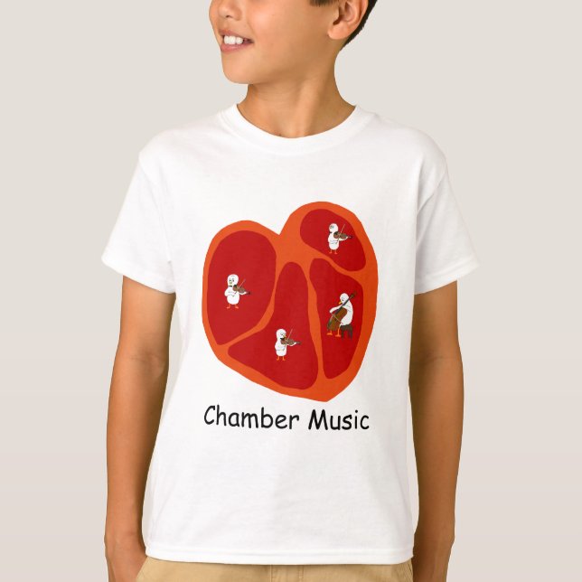 T-shirt musique de chambre (Devant)