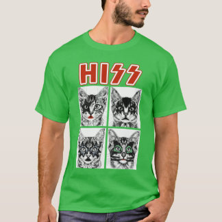 T-shirt Musique de concert rock de chat rétro Bande hommes