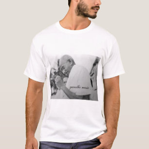 T-shirt musique de gandhi