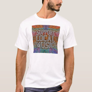 T-shirt Musique de gens du pays de soutien