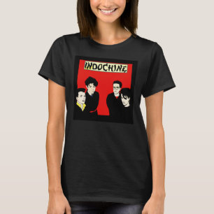 T-shirt musique de groupe indochine rock n roll