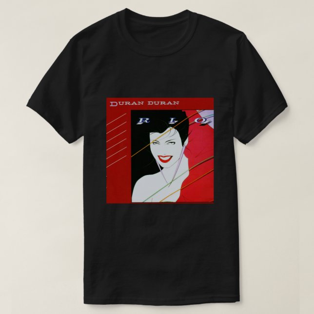 T-shirt musique de groupe rock en tour et duran duran cove (Design devant)