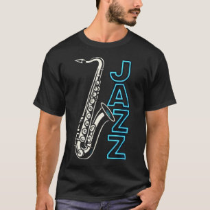 T-shirt Musique de Jazz - Joueur de Saxophone