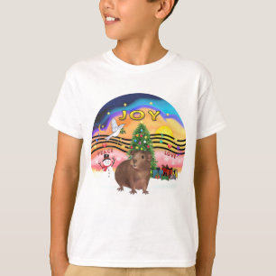T-shirt Musique de Noël 2-Cochon d'Inde 3