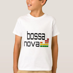 T-shirt Musique de nova de Bossa avec l'égaliseur stéré
