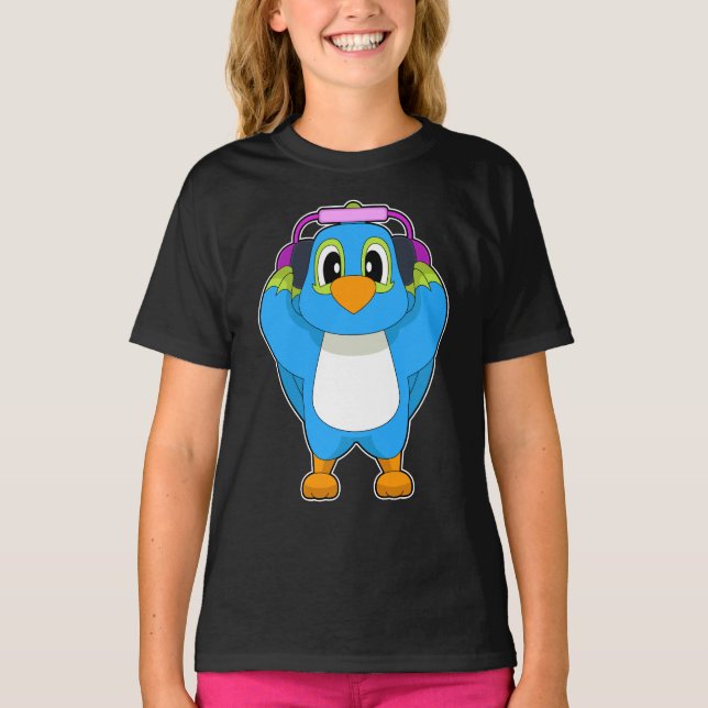 T-shirt Musique de perroquet (Devant)