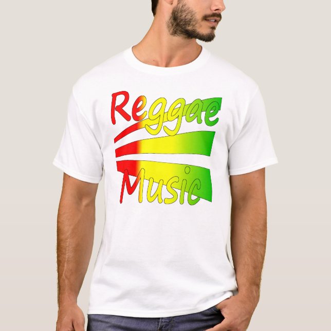 T-shirt Musique de reggae (Devant)