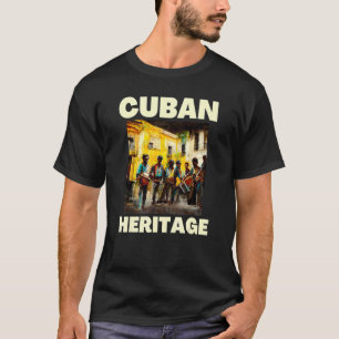T-shirt Musique de rue du patrimoine cubain Sol Musique Ha