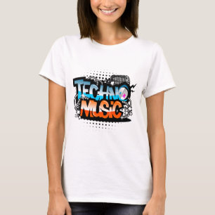 T-shirt Musique de techno