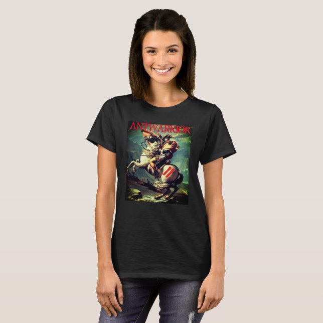 T-shirt Musique des années 80 Ant guerrier frontière napol (Devant entier)