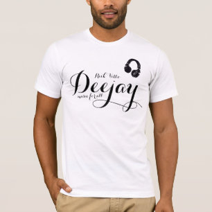 T-shirt Musique DJ pour tous personnalisés