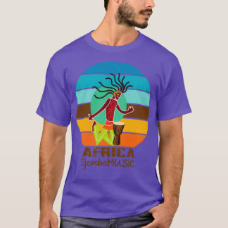 T-shirt MUSIQUE DJEMBE D'AFRIQUE vintage