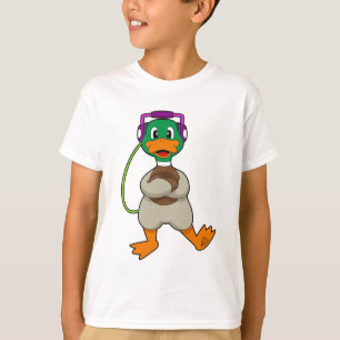 T-shirt Musique du casque